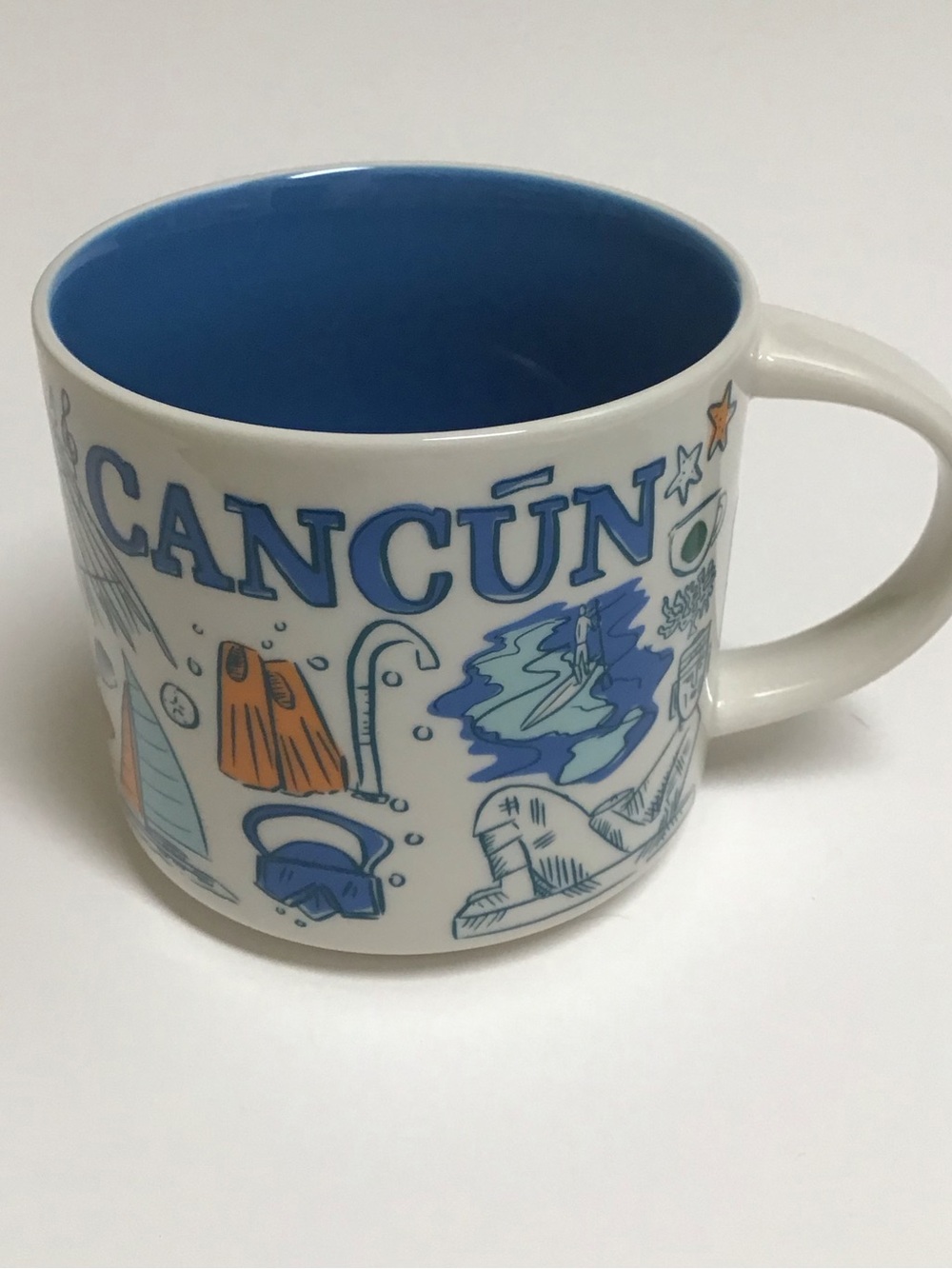 Starbucks CANCUN Destination Mug 14 oz Been There Across the Globe Series 2023 - Picture 9 of 16